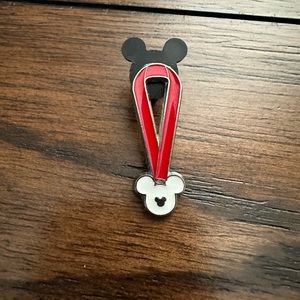 Disney Red Mickey Lanyard Pin